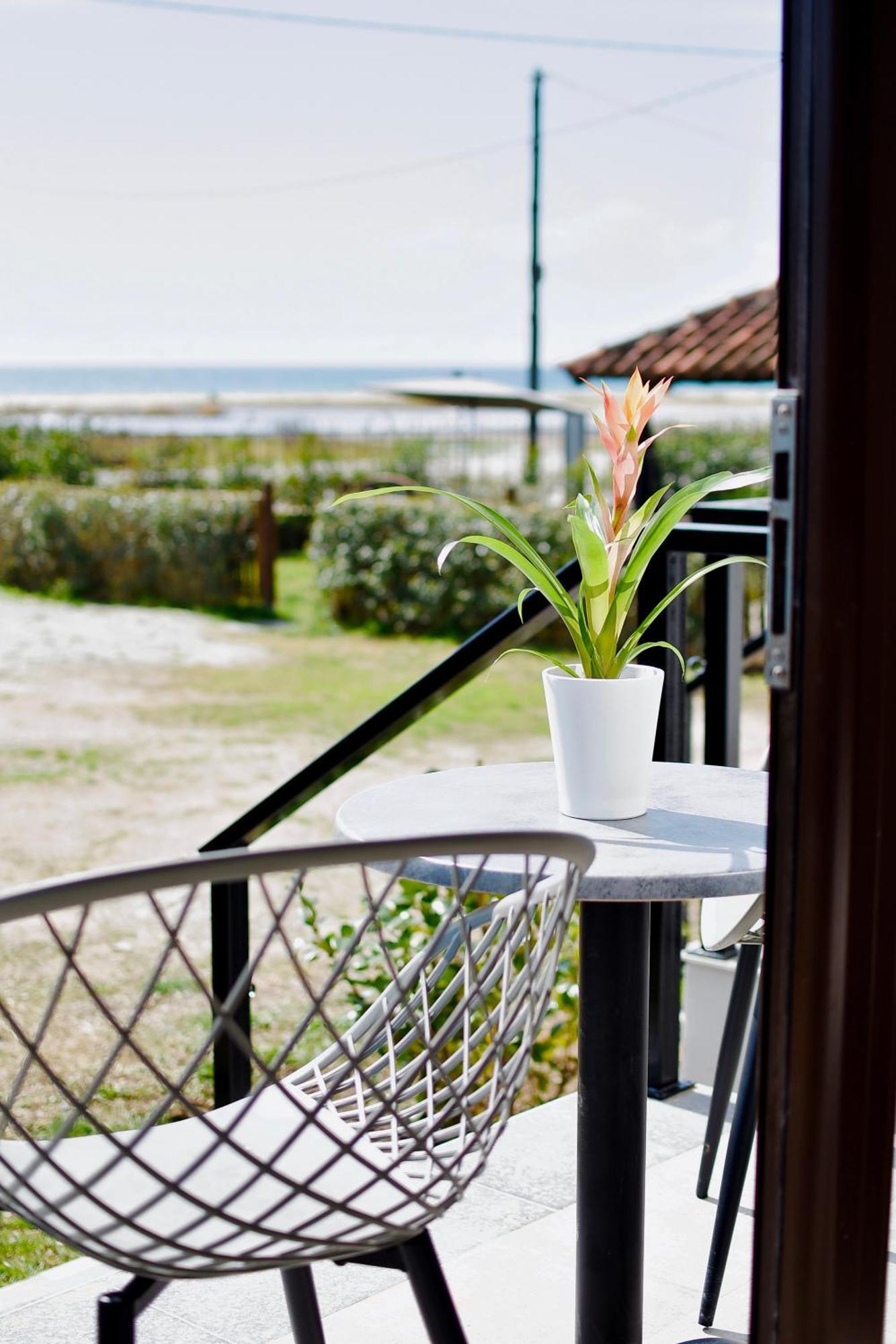 Room Nine 9 Beachfront Apartments Nea Kallikrateia Экстерьер фото